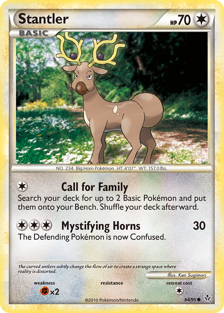 Stantler (64/95) [HeartGold & SoulSilver: Unleashed] | Dragon's Lair Comics and Fantasy Houston TX