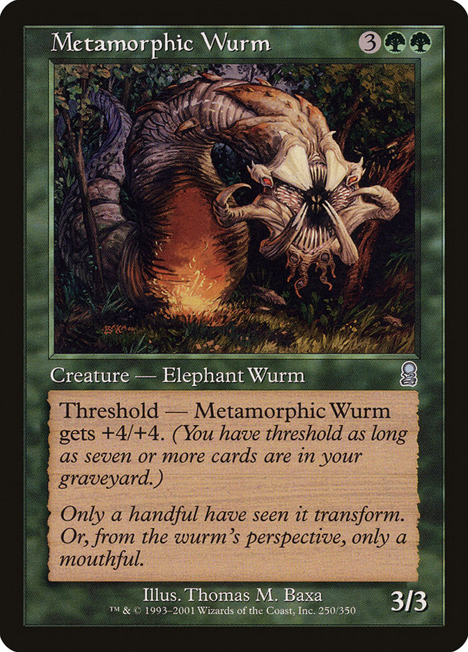Metamorphic Wurm [Odyssey] | Dragon's Lair Comics and Fantasy Houston TX