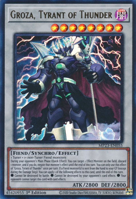 Groza, Tyrant of Thunder [MP23-EN055] Ultra Rare | Dragon's Lair Comics and Fantasy Houston TX