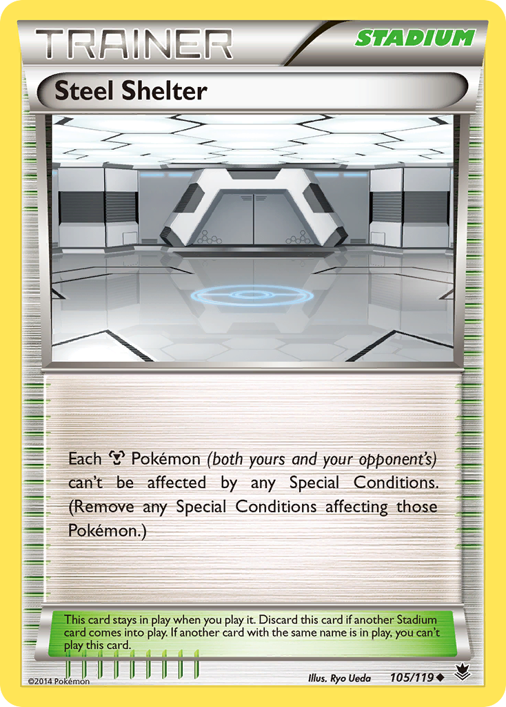 Steel Shelter (105/119) [XY: Phantom Forces] | Dragon's Lair Comics and Fantasy Houston TX
