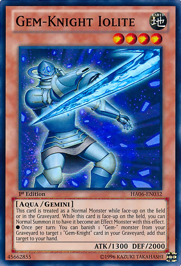 Gem-Knight Iolite [HA06-EN032] Super Rare | Dragon's Lair Comics and Fantasy Houston TX