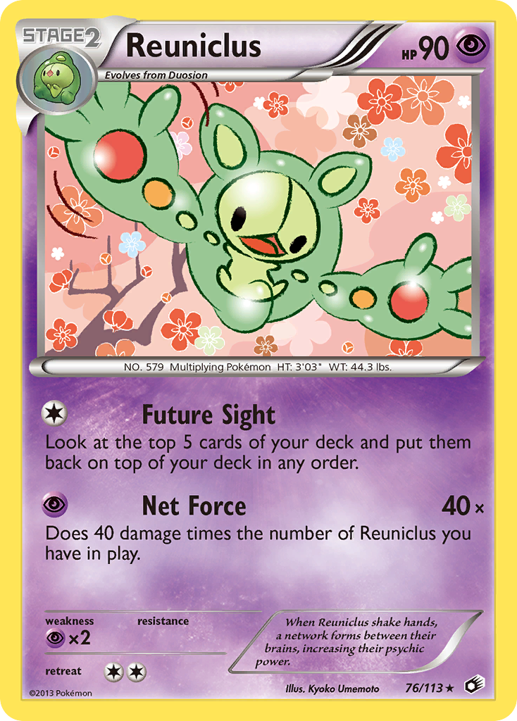 Reuniclus (76/113) [Black & White: Legendary Treasures] | Dragon's Lair Comics and Fantasy Houston TX