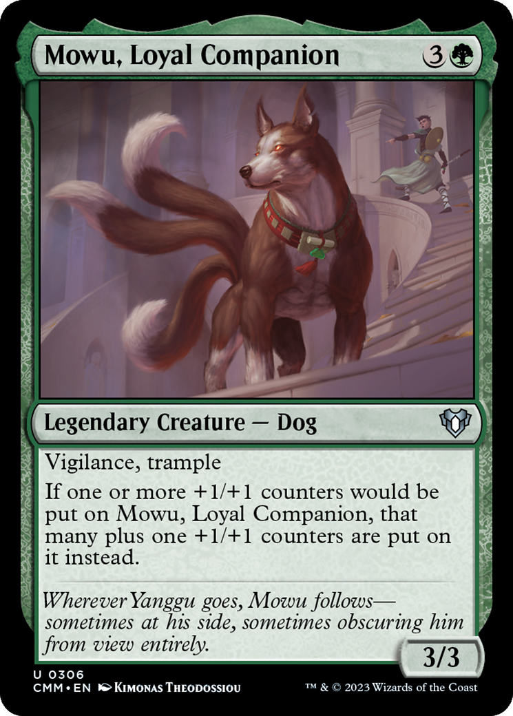 Mowu, Loyal Companion [Commander Masters] | Dragon's Lair Comics and Fantasy Houston TX