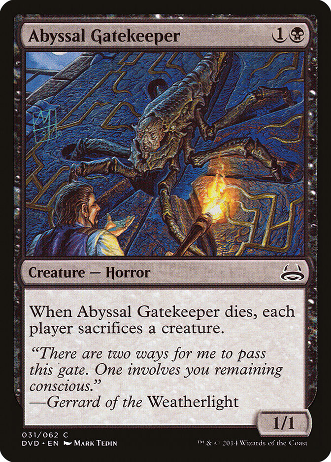 Abyssal Gatekeeper (Divine vs. Demonic) [Duel Decks Anthology] | Dragon's Lair Comics and Fantasy Houston TX