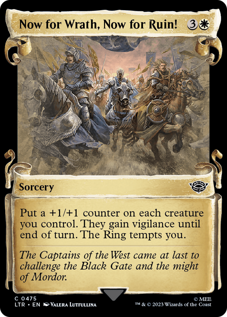 Now for Wrath, Now for Ruin! [The Lord of the Rings: Tales of Middle-Earth Showcase Scrolls] | Dragon's Lair Comics and Fantasy Houston TX