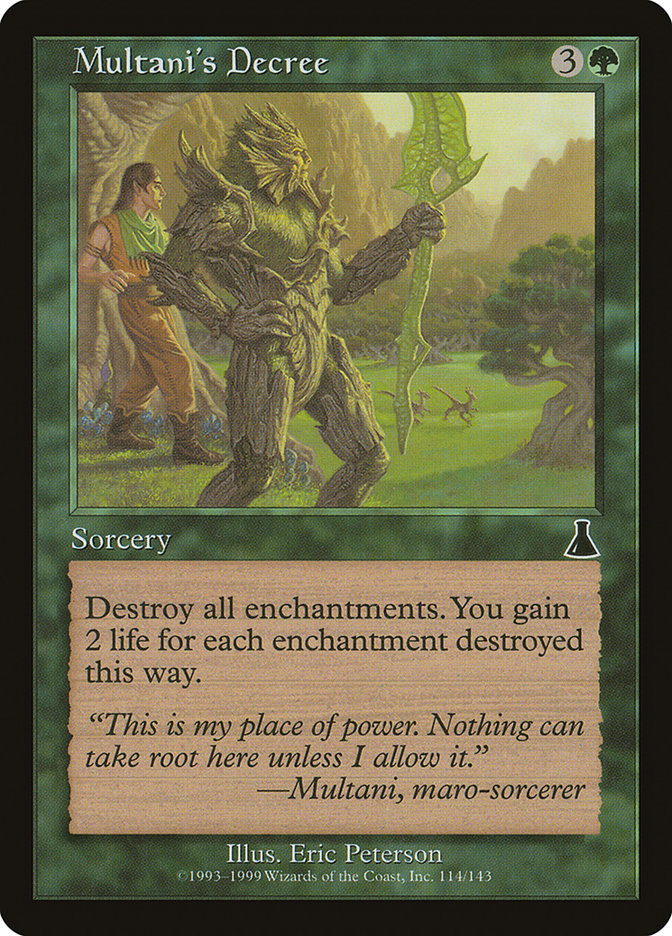 Multani's Decree [Urza's Destiny] | Dragon's Lair Comics and Fantasy Houston TX
