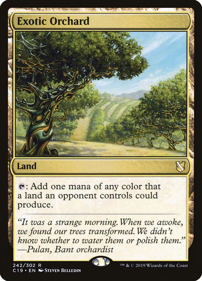 Exotic Orchard [Commander 2019] | Dragon's Lair Comics and Fantasy Houston TX