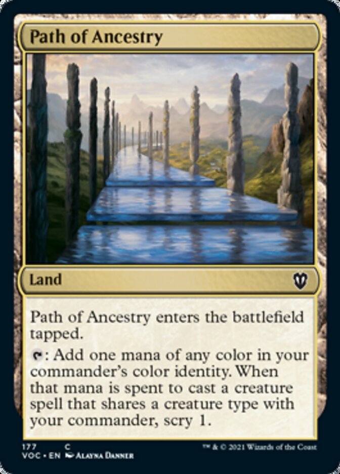 Path of Ancestry [Innistrad: Crimson Vow Commander] | Dragon's Lair Comics and Fantasy Houston TX