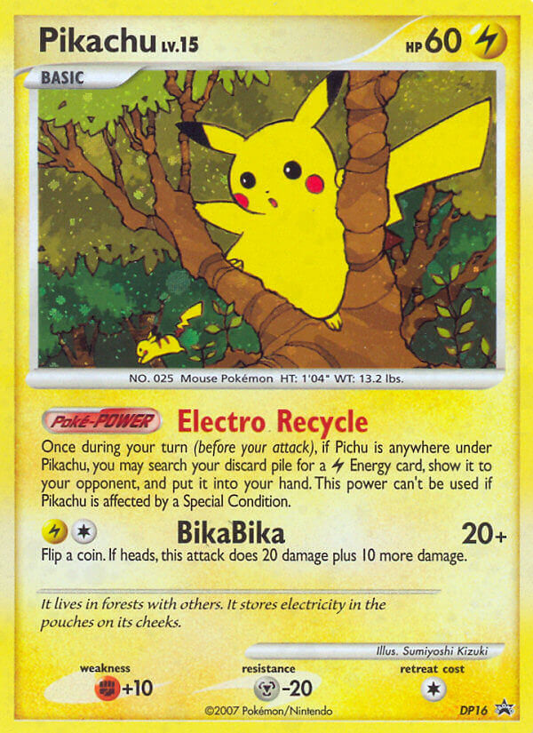 Pikachu (DP16) [Diamond & Pearl: Black Star Promos] | Dragon's Lair Comics and Fantasy Houston TX