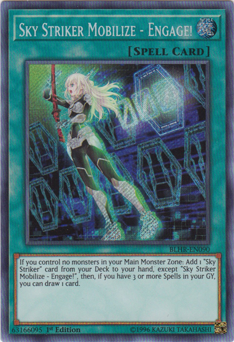 Sky Striker Mobilize - Engage! [BLHR-EN090] Secret Rare | Dragon's Lair Comics and Fantasy Houston TX