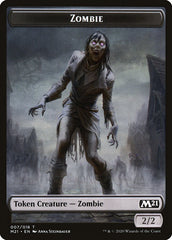 Saproling // Zombie Double-Sided Token [Core Set 2021 Tokens] | Dragon's Lair Comics and Fantasy Houston TX