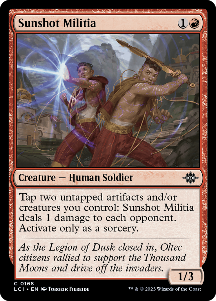 Sunshot Militia [The Lost Caverns of Ixalan] | Dragon's Lair Comics and Fantasy Houston TX