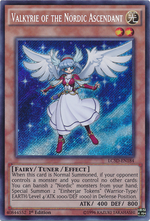 Valkyrie of the Nordic Ascendant [LC5D-EN184] Secret Rare | Dragon's Lair Comics and Fantasy Houston TX