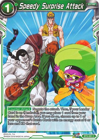 Speedy Surprise Attack (BT3-081) [Cross Worlds] | Dragon's Lair Comics and Fantasy Houston TX