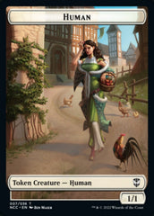 Eldrazi Spawn // Human Double-Sided Token [Streets of New Capenna Commander Tokens] | Dragon's Lair Comics and Fantasy Houston TX