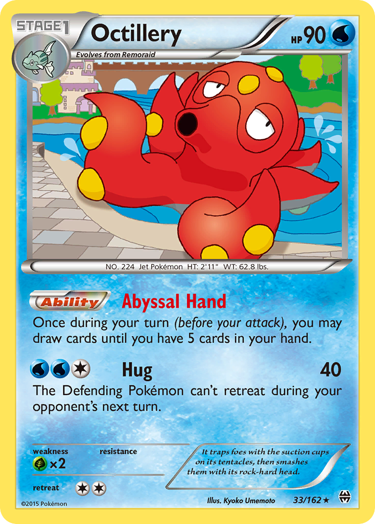 Octillery (33/162) [XY: BREAKthrough] | Dragon's Lair Comics and Fantasy Houston TX