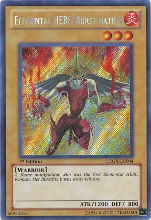 Elemental HERO Burstinatrix [LCGX-EN004] Secret Rare | Dragon's Lair Comics and Fantasy Houston TX