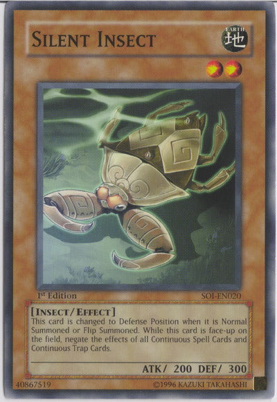 Silent Insect [SOI-EN020] Common | Dragon's Lair Comics and Fantasy Houston TX