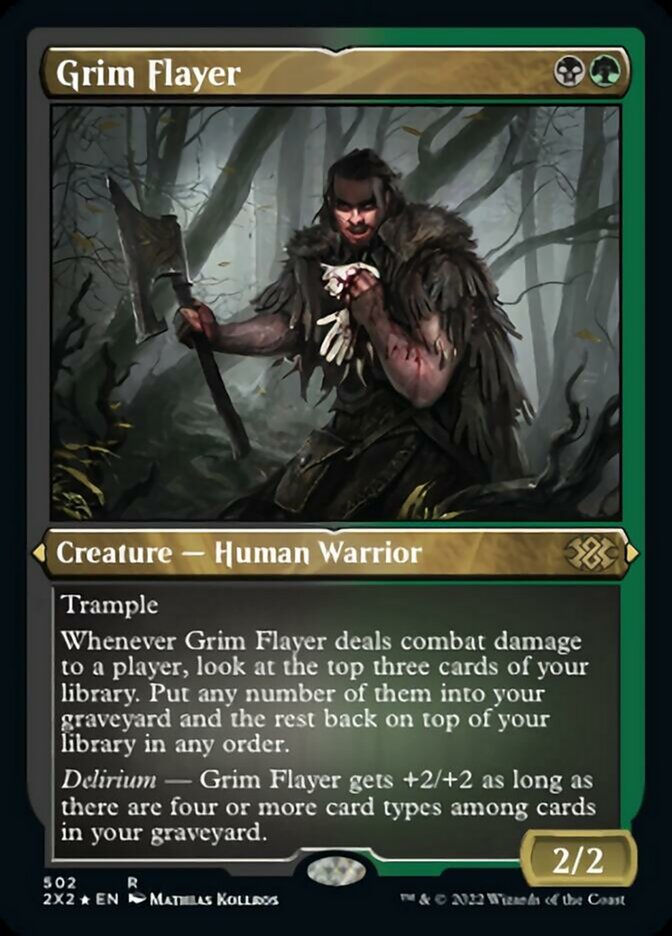 Grim Flayer (Foil Etched) [Double Masters 2022] | Dragon's Lair Comics and Fantasy Houston TX