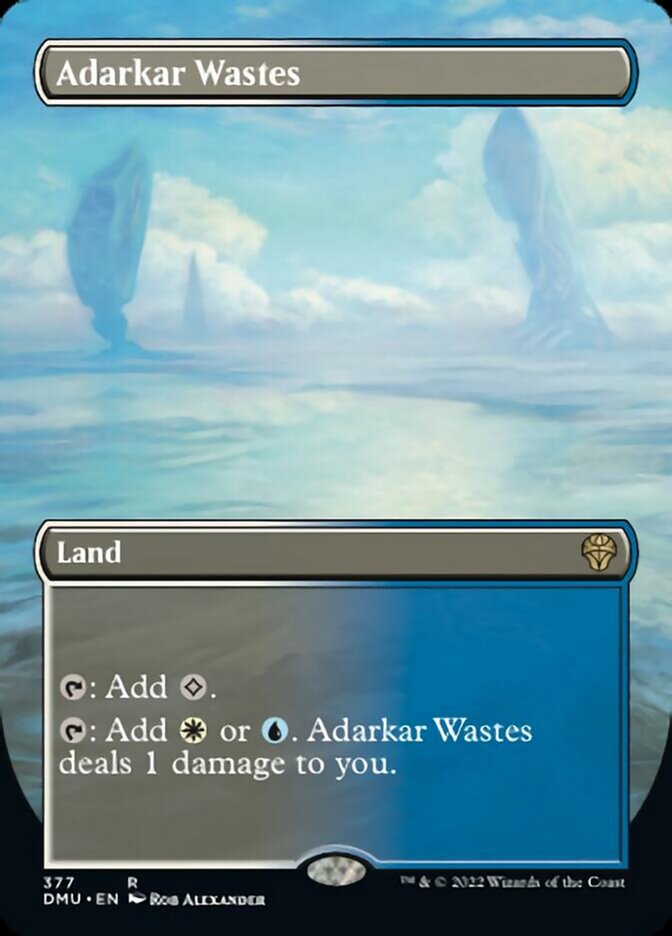 Adarkar Wastes (Borderless Alternate Art) [Dominaria United] | Dragon's Lair Comics and Fantasy Houston TX
