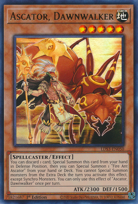 Ascator, Dawnwalker [LDS3-EN050] Ultra Rare | Dragon's Lair Comics and Fantasy Houston TX