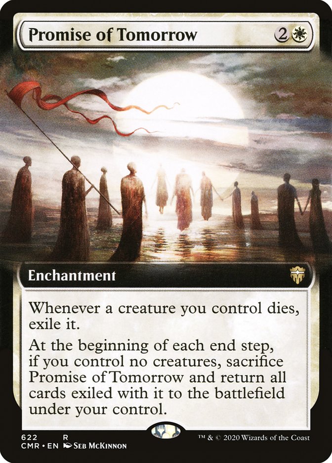 Promise of Tomorrow (Extended Art) [Commander Legends] | Dragon's Lair Comics and Fantasy Houston TX