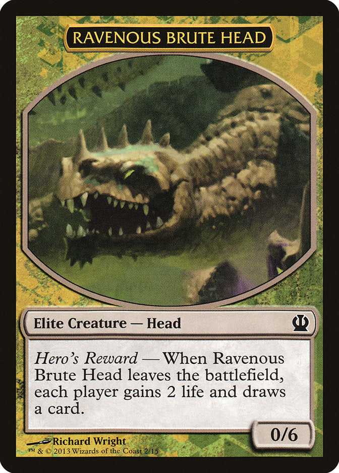 Ravenous Brute Head [Theros Face the Hydra] | Dragon's Lair Comics and Fantasy Houston TX