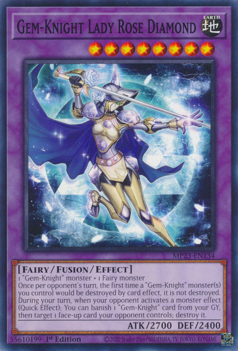 Gem-Knight Lady Rose Diamond [MP23-EN134] Common | Dragon's Lair Comics and Fantasy Houston TX