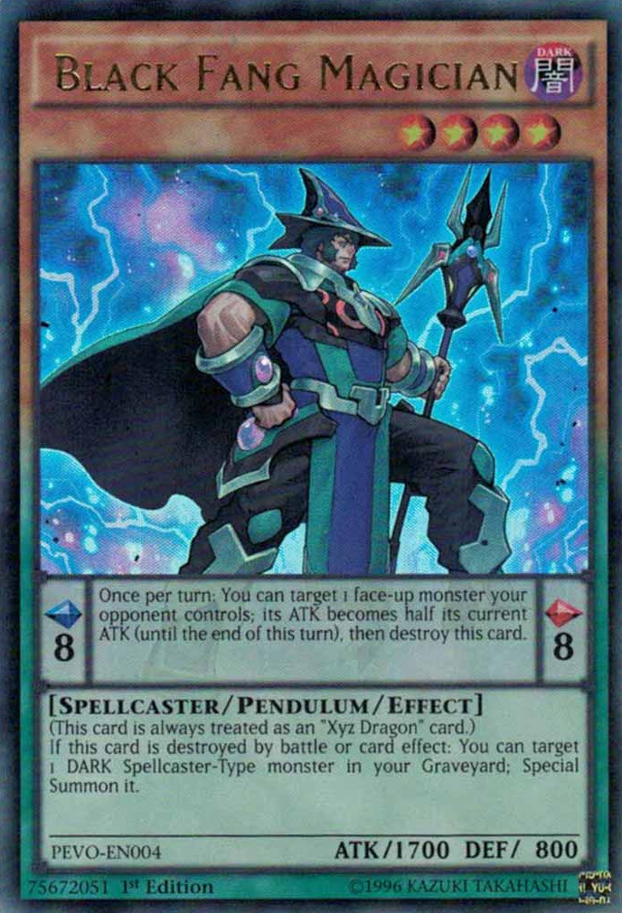 Black Fang Magician [PEVO-EN004] Ultra Rare | Dragon's Lair Comics and Fantasy Houston TX
