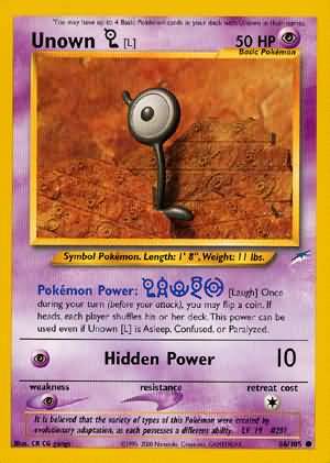 Unown [L] (86/105) [Neo Destiny Unlimited] | Dragon's Lair Comics and Fantasy Houston TX
