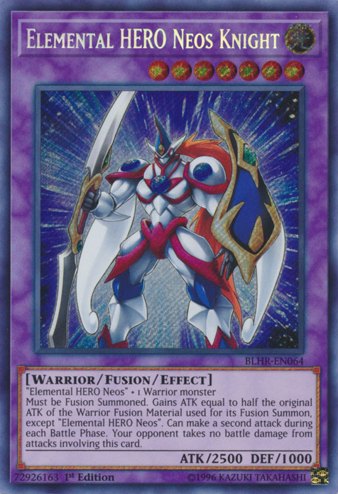Elemental Hero Neos Knight [BLHR-EN064] Secret Rare | Dragon's Lair Comics and Fantasy Houston TX