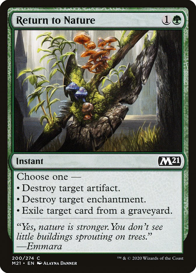 Return to Nature [Core Set 2021] | Odin's Place