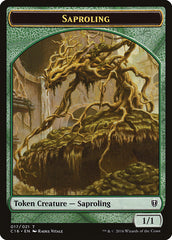 Saproling (016) // Saproling (017) Double-Sided Token [Commander 2016 Tokens] | Dragon's Lair Comics and Fantasy Houston TX