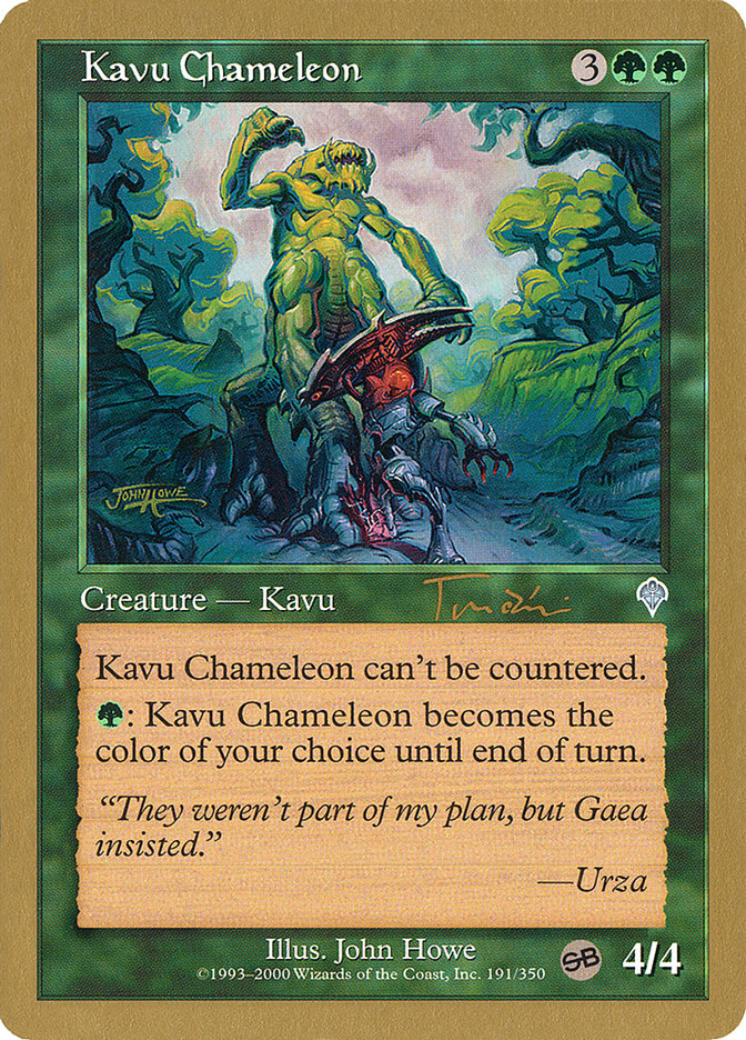 Kavu Chameleon (Jan Tomcani) (SB) [World Championship Decks 2001] | Dragon's Lair Comics and Fantasy Houston TX