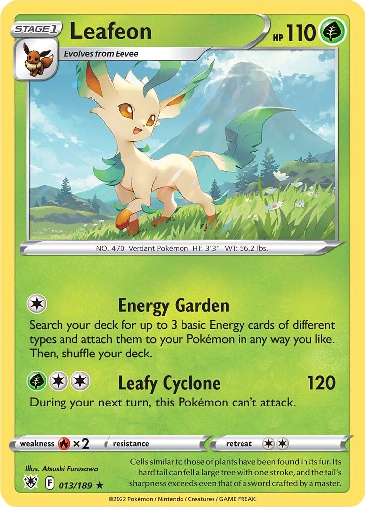 Leafeon (013/189) [Sword & Shield: Astral Radiance] | Dragon's Lair Comics and Fantasy Houston TX