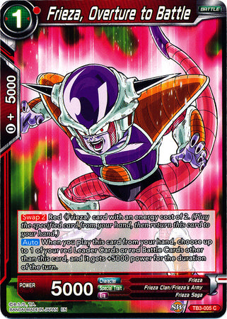 Frieza, Overture to Battle (TB3-005) [Clash of Fates] | Dragon's Lair Comics and Fantasy Houston TX