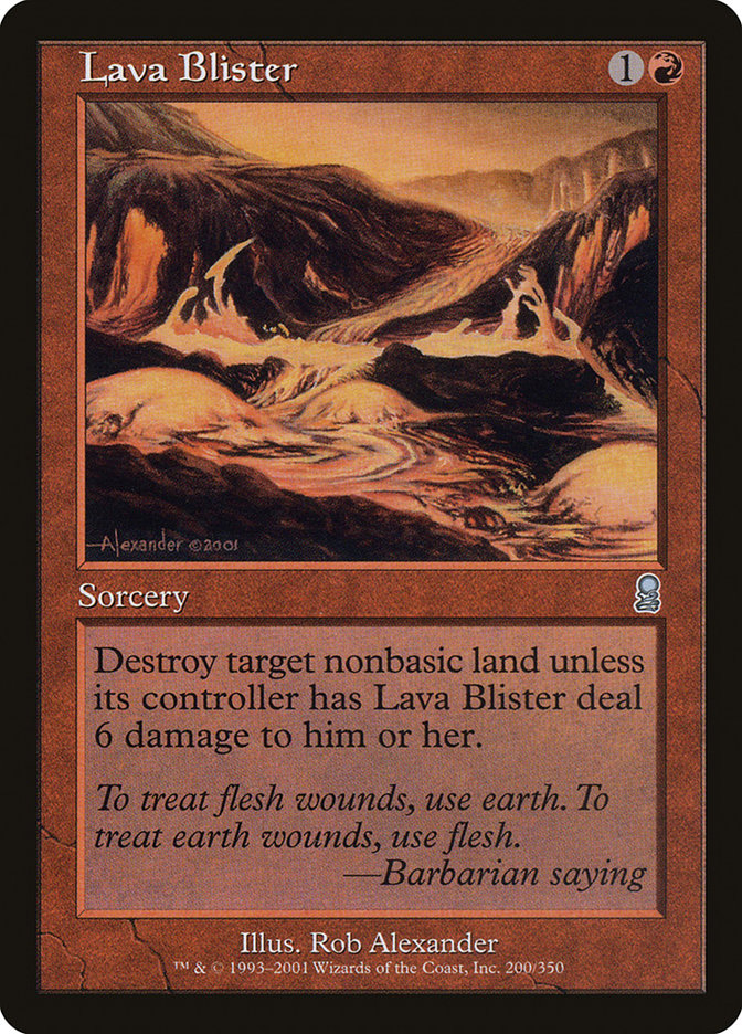 Lava Blister [Odyssey] | Dragon's Lair Comics and Fantasy Houston TX