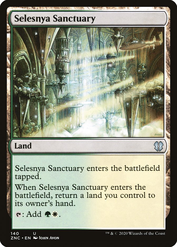Selesnya Sanctuary [Zendikar Rising Commander] | Dragon's Lair Comics and Fantasy Houston TX