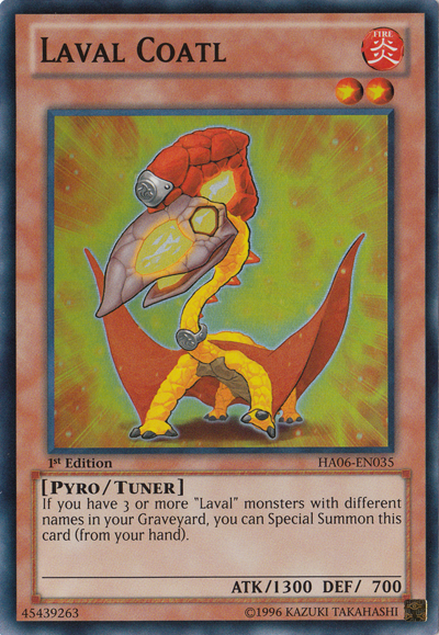 Laval Coatl [HA06-EN035] Super Rare | Dragon's Lair Comics and Fantasy Houston TX