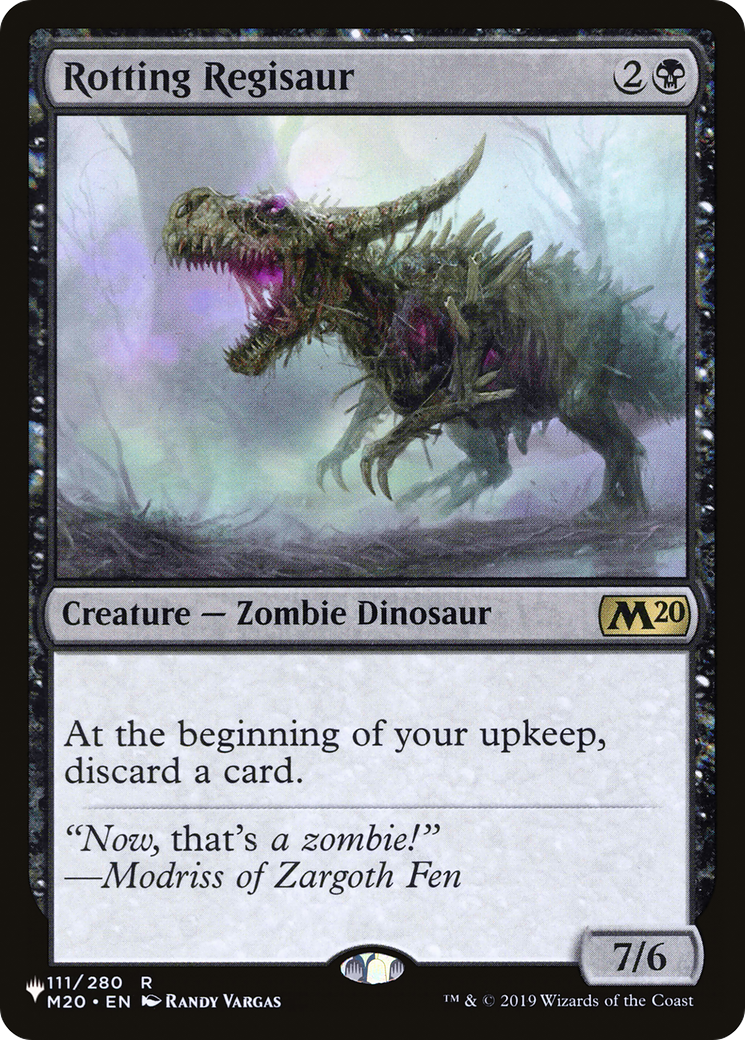 Rotting Regisaur [The List] | Dragon's Lair Comics and Fantasy Houston TX