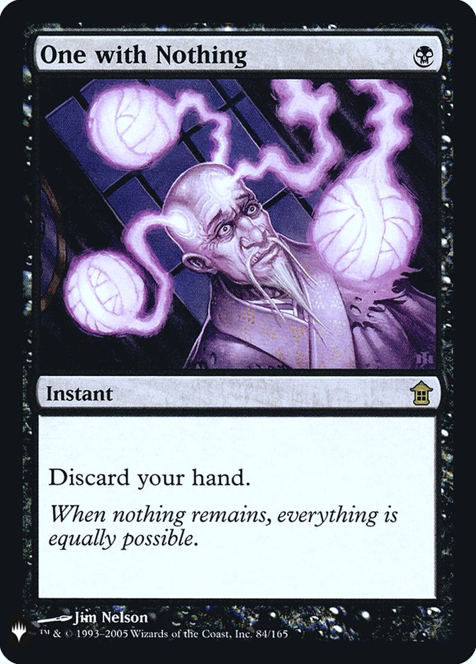 One with Nothing [Mystery Booster] | Dragon's Lair Comics and Fantasy Houston TX