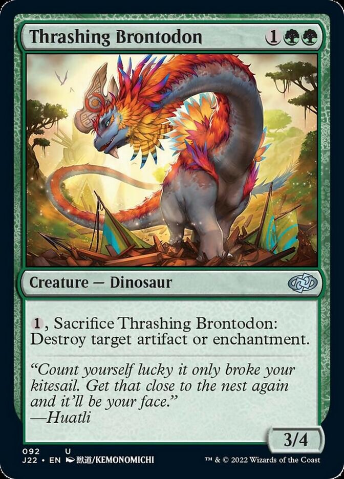 Thrashing Brontodon [Jumpstart 2022] | Dragon's Lair Comics and Fantasy Houston TX