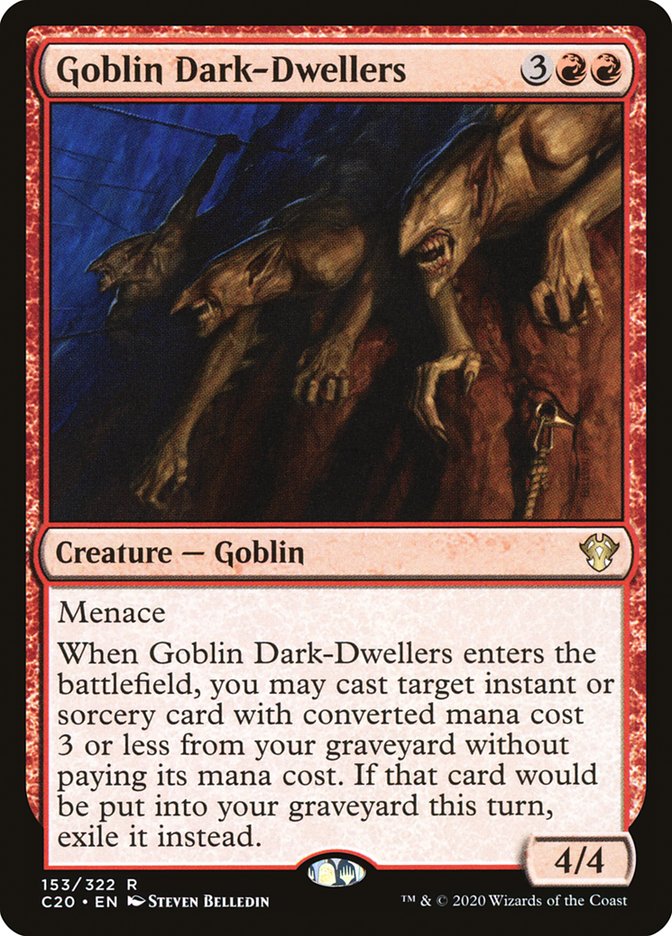 Goblin Dark-Dwellers [Commander 2020] | Dragon's Lair Comics and Fantasy Houston TX