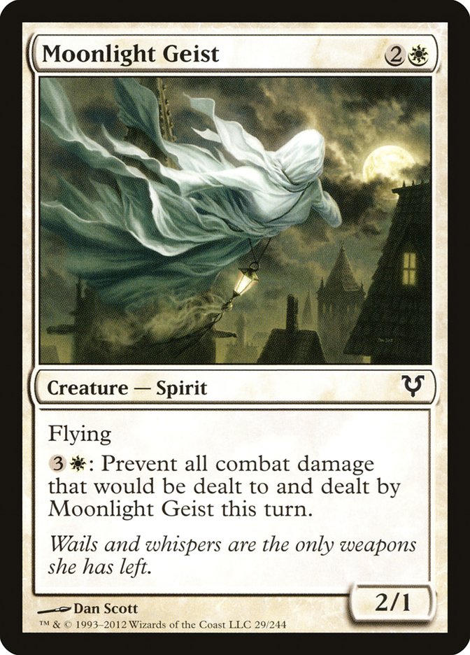 Moonlight Geist [Avacyn Restored] | Dragon's Lair Comics and Fantasy Houston TX