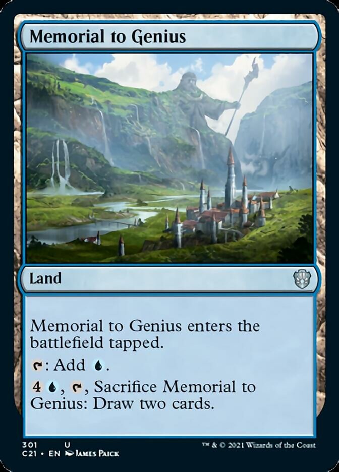 Memorial to Genius [Commander 2021] | Dragon's Lair Comics and Fantasy Houston TX