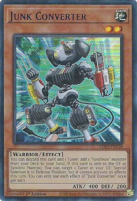 Junk Converter (Blue) [LDS3-EN118] Ultra Rare | Dragon's Lair Comics and Fantasy Houston TX
