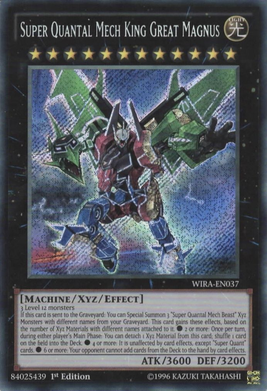 Super Quantal Mech King Great Magnus [WIRA-EN037] Secret Rare | Dragon's Lair Comics and Fantasy Houston TX