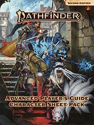 Pathfinder RPG: Advanced Player`s Guide - Character Sheet Pack (P2) | Dragon's Lair Comics and Fantasy Houston TX