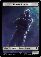 Human Rogue // Beast Double-Sided Token [Doctor Who Tokens] | Dragon's Lair Comics and Fantasy Houston TX