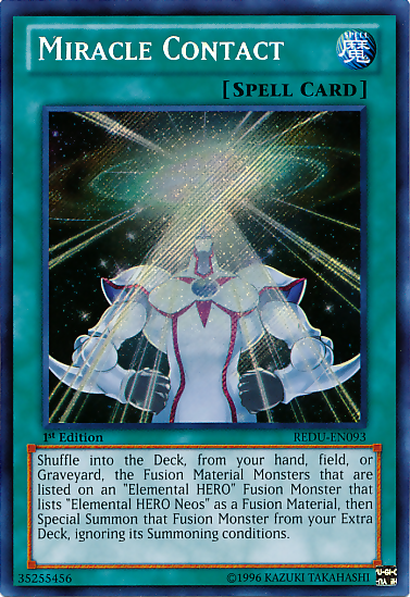 Miracle Contact [REDU-EN093] Secret Rare | Dragon's Lair Comics and Fantasy Houston TX